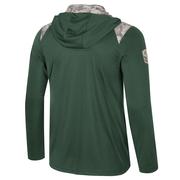 Michigan State Colosseum OHT 1/4 Zip Hooded Windshirt